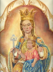 La Virgen de la Victoria-pintura de Sor Natividad Dávoli