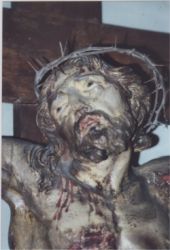 Cristo barroco detalle