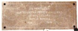 Sepulcro Venerable Sor Filomena